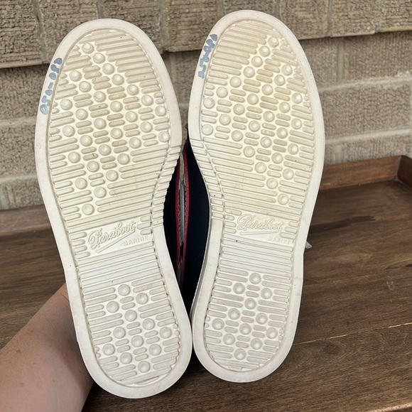 NWOT Paraboot x Dooney & Bourke Marine Loafers Red White Navy – Youth 4/5 - Picture 13 of 14